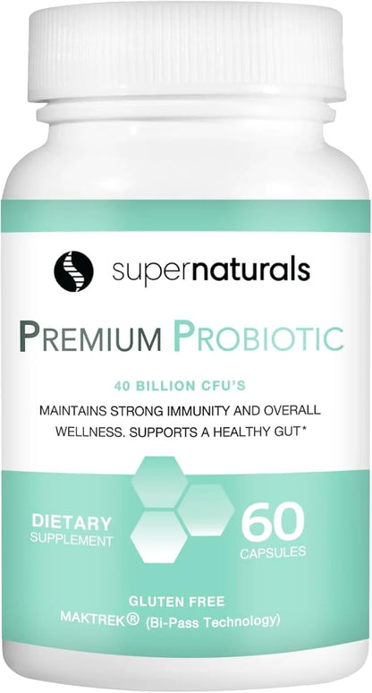Premium Probiotics, 40 Billion CFU Probiotics 60 Probiotic