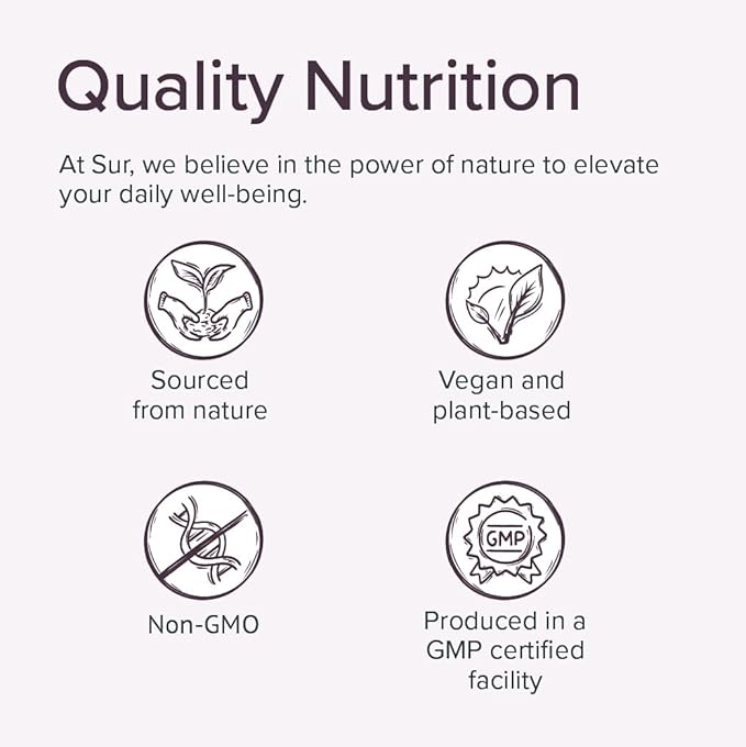 Sur Organic Beet Root Capsules 1000mg (120 Capsules)