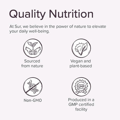 Sur Organic Beet Root Capsules 1000mg (120 Capsules)