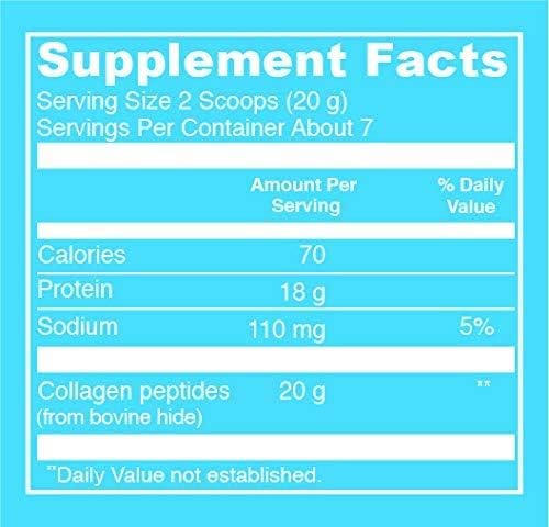 Vital Proteins Collagen Peptides Powder Supplement 20g per 5 oz