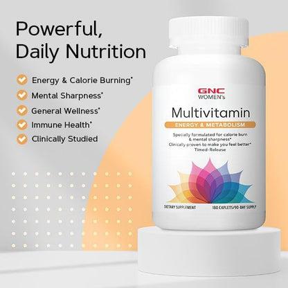 GNC Women's | Women's Multi Energy & Metabolism | 180 Count