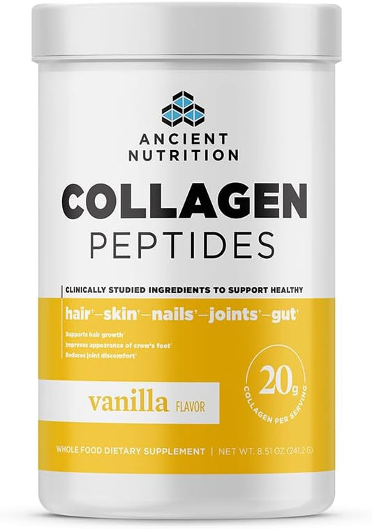 Ancient Nutrition Collagen Peptides, Collagen Peptides 12 Servings, 20g Collagen