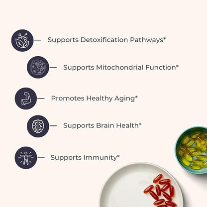 BodyBio Liposomal Glutathione 60 Capsules