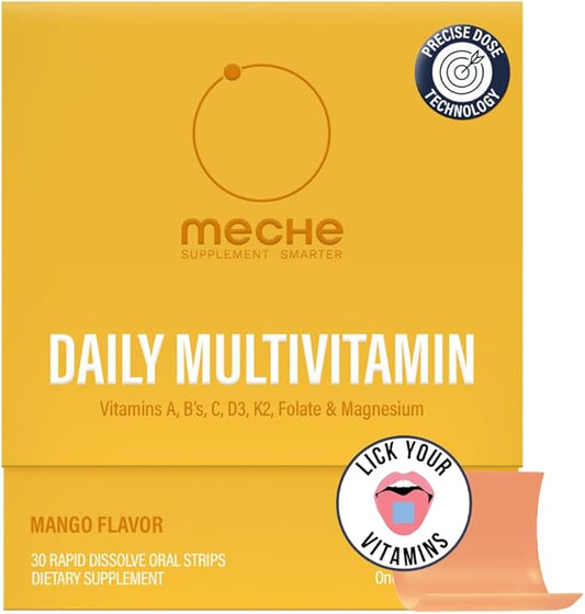 Multivitamin Rapid Release Strips B6, B12, B12, Magnesium, (30 ct)
