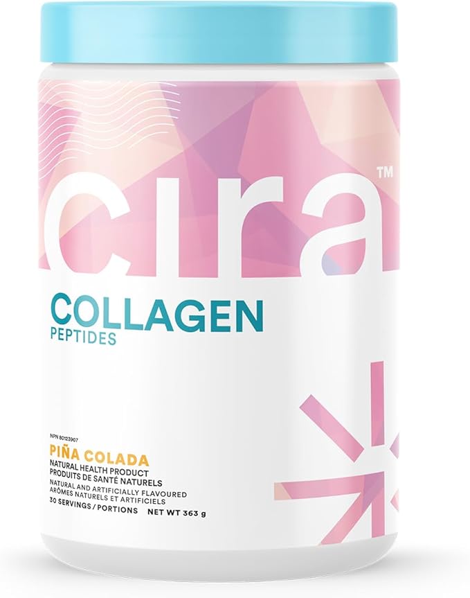 Cira Glow-Getter Collagen Peptides Powder for Women 30 Servings,