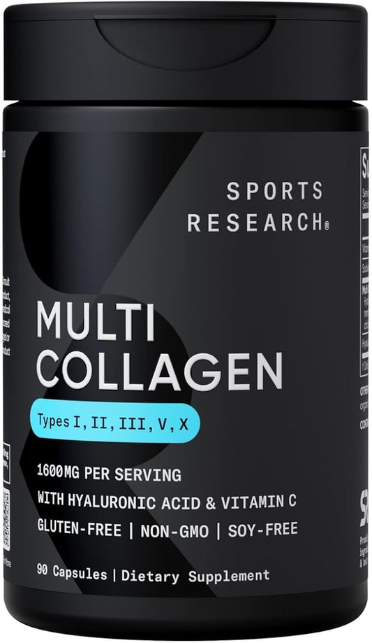 Sports Research Multi Collagen Pills (Type 90 Capsules