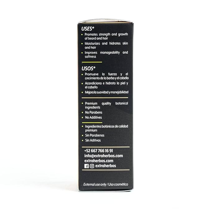 Beard and Skin Oil 30ml - 100% Natural and Organic with MCT Coconut, Bergamot, Vitamin E - Stimulates Growth, Deep Hydration, Softens and Strengthens - Cedar Scent