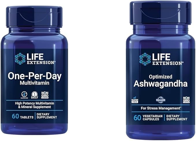 Life Extension One-Per-Day Multivitamin 60 Tablets 60 Capsules