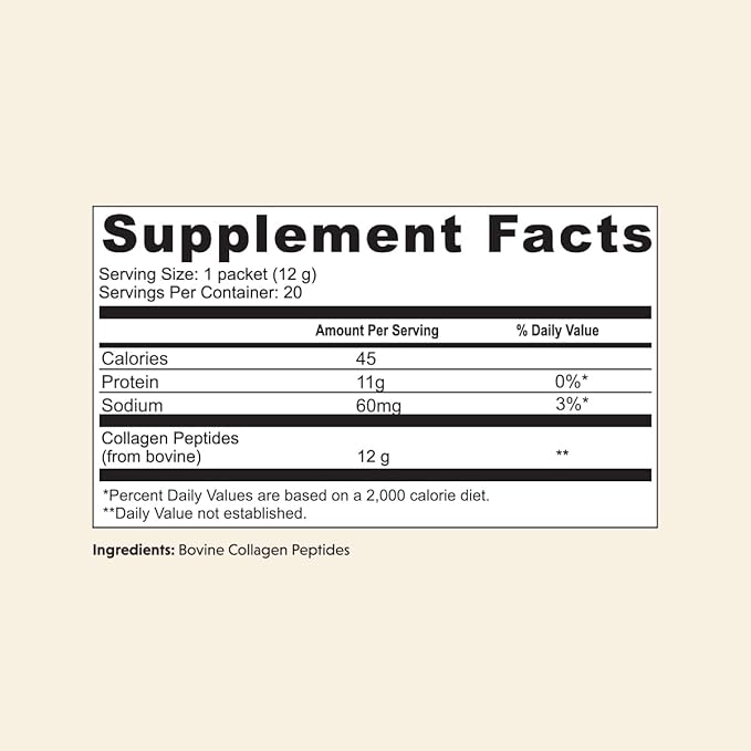 Great Lakes Wellness Collagen Peptides Powder 20 Sticks
