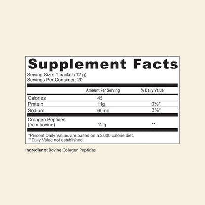 Great Lakes Wellness Collagen Peptides Powder 20 Sticks