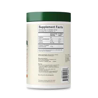 Great Lakes Wellness Collagen Peptides Powder 10 oz