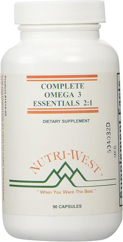 Nutri-West - Complete Omega-3 Essentials 2:1-90