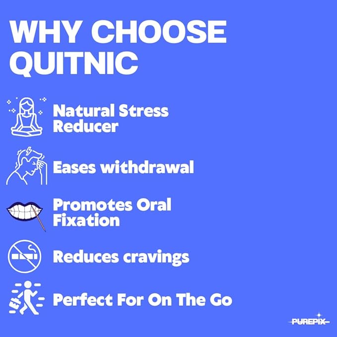 Quit-NIC Infused Flavored Toothpicks to Help 20 Count 5)