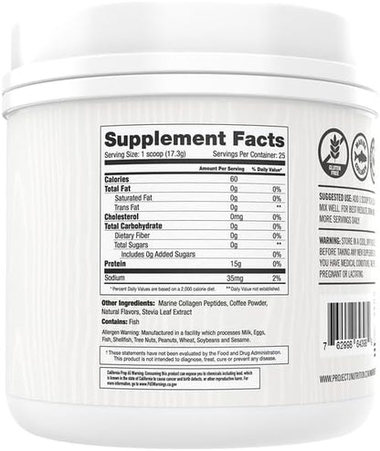 Martha Stewart Collagen Peptides Powder 15g Protein 25 Servings