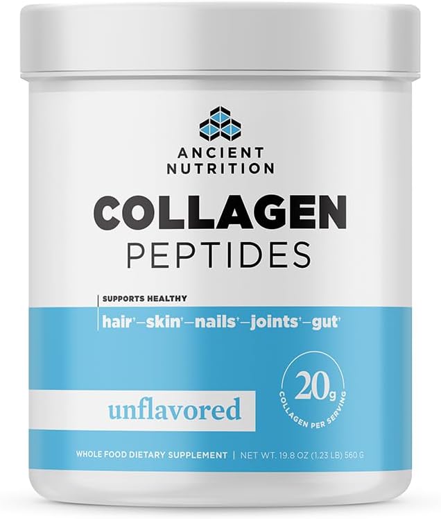 Ancient Nutrition Collagen Peptides, Collagen Peptides 28 Servings, 20g Collagen