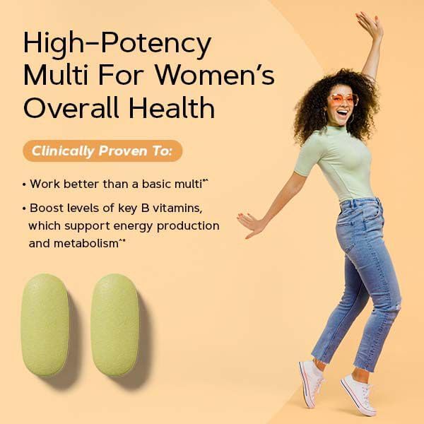 GNC Women's | Women's Multi Energy & Metabolism | 180 Count