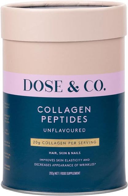 DOSE & CO. Pure Collagen Peptides 10oz Powder