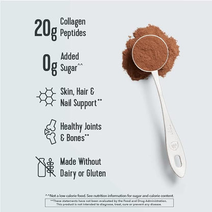 Vital Proteins Chocolate Collagen Powder Supplement 27g per 26.8 oz
