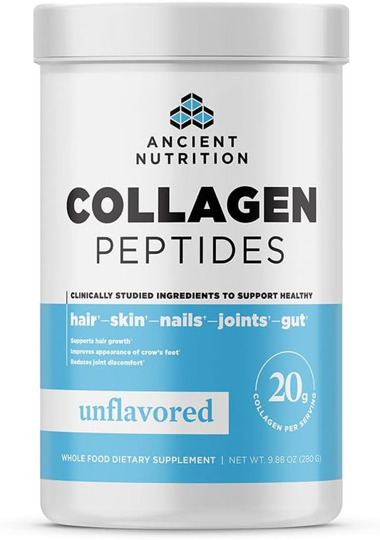 Ancient Nutrition Unflavored Collagen Peptides, 9.88