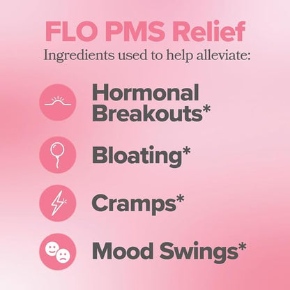 O Positiv FLO PMS Vitamins 30 Servings 3) - B6, &