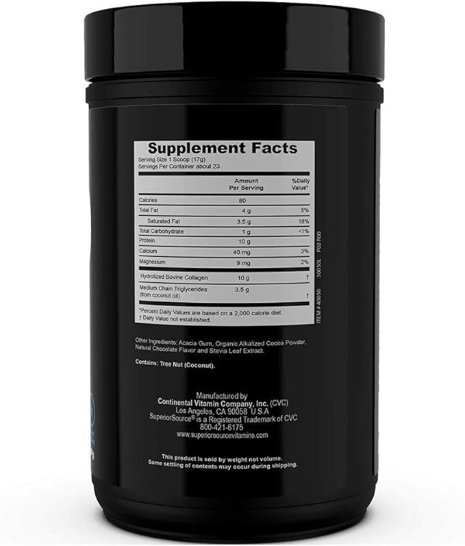 Superior Source Keto Collagen Protein Powder (14 oz), 23 (17 (17 g)