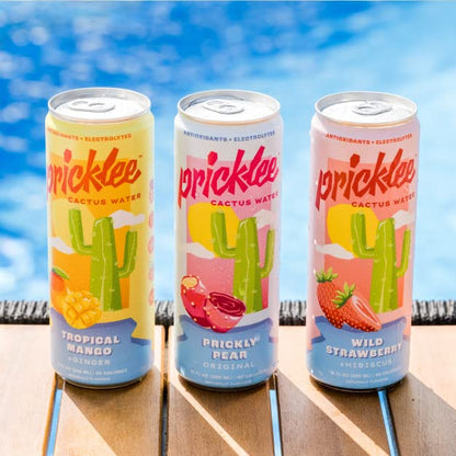 Cactus Water Variety 12 Pack - Made From Prickly Pear - Added Natural Antioxidants & Electrolytes For Hydration, Immunity, & Recovery - 3 Flavors Non-Bubbly, Low-Sugar, No Caffeine & 35 Cals