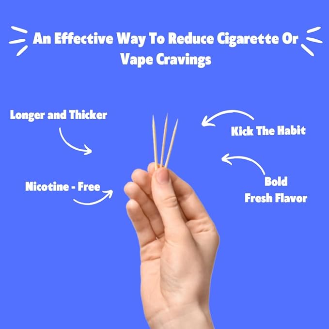 Quit-NIC Infused Flavored Toothpicks to Help 20 Count 5)