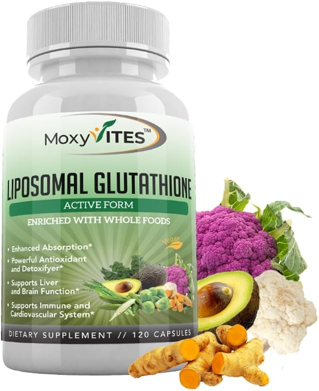Liposomal Glutathione Supplement 500mg 120 Count