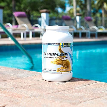 Nutrition Super-Lean Deluxe Meal Replacement (32g 7g Fiber, 25 Added 2.5lb Jar