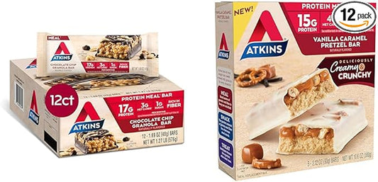 Atkins Chocolate Chip Granola Protein Meal 12 Count 5 Count