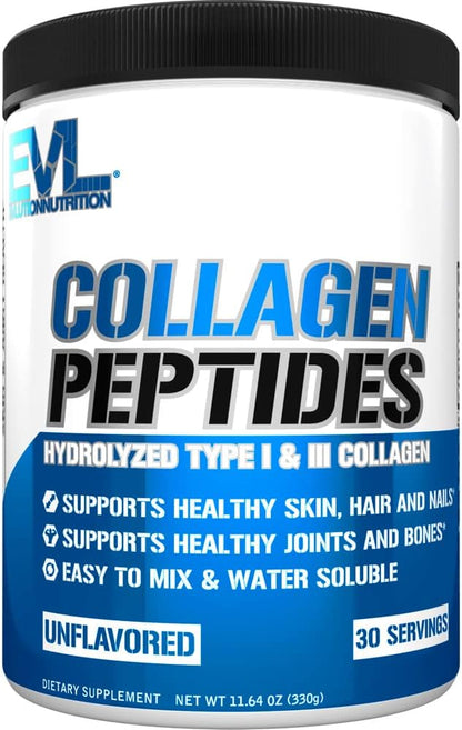 Evlution Nutrition Collagen Peptides Powder, Premium (30 Servings)
