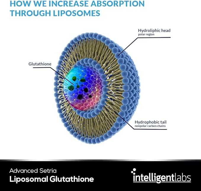 Liposomal Glutathione - Highly Advanced Antioxidant, 500MG per 30 Servings
