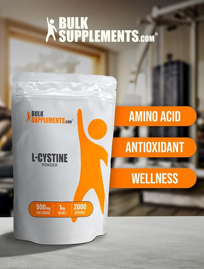 BulkSupplements.com L-Cystine Powder 500mg per 5 (5 (5 Kilograms 11 lbs)