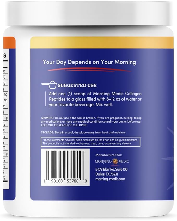 Quick Dissolving Collagen Peptides Powder 41 Servings, 16 OZ