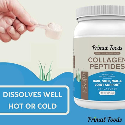 Primal Foods Collagen Peptides Powder 16 Oz,16.0 Oz,16.0 Ounce