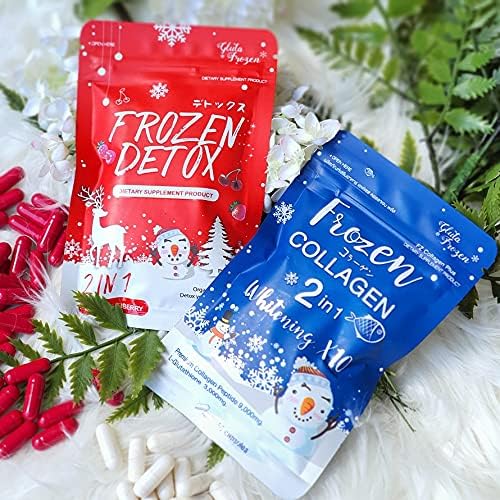 Double pack : Frozen Detox+Frozen Collagen x10 Glutathione 10000 mg