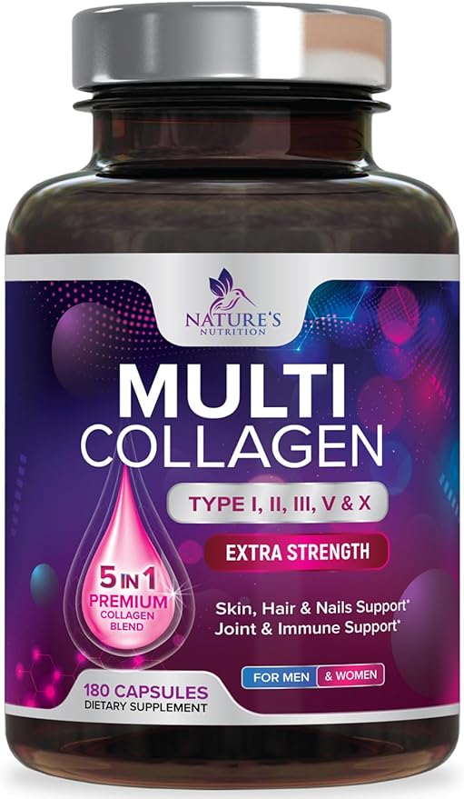 Collagen Peptides for Women & Men, 180 Capsules