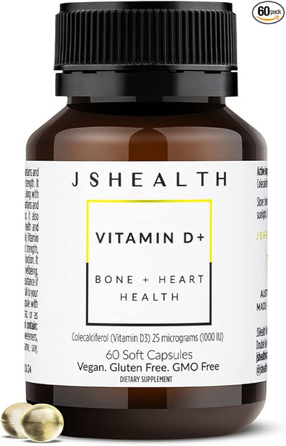 JSHealth Vitamin D3 1000iu Supplement