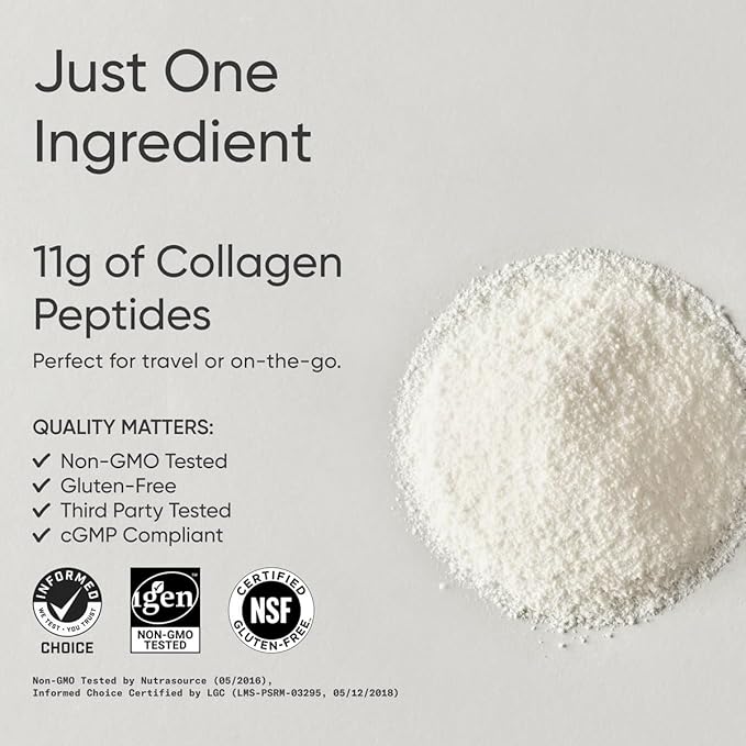 Sports Research® Collagen Peptides Packets (20 Count) 1 & 3 Collagen