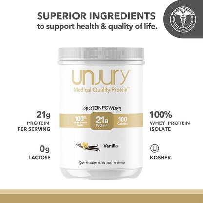 Whey Protein Powder 21g 100% 100% Whey 15 Servings