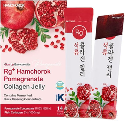 Rg+ Pomegranate Collagen Jelly(20gx14stick) / Anti-Ageing /360DA Marine (14)