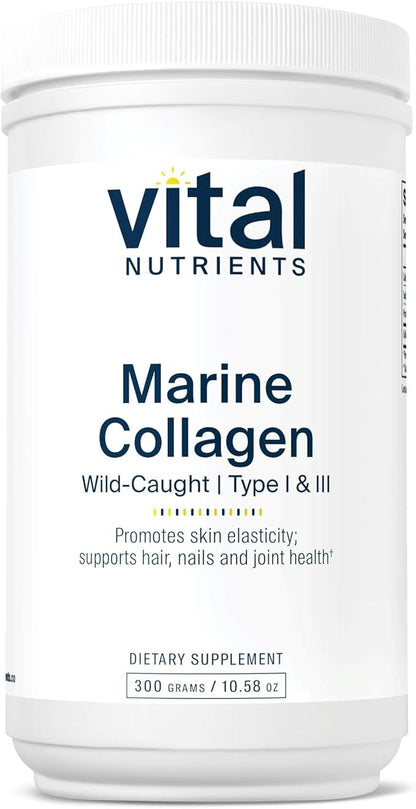 Vital Nutrients Marine Collagen Powder Unflavored 60 Capsules