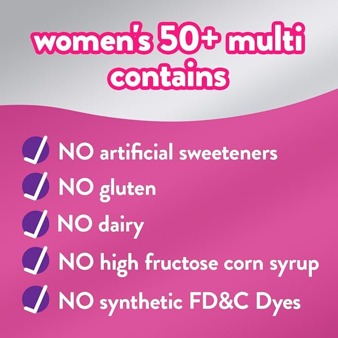 VITAFUSION Women's 50+ Multivitamin Daily Support 60 Count