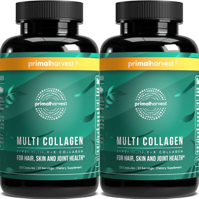 Primal Harvest 2 Pack, Multi Collagen 120 Capsules