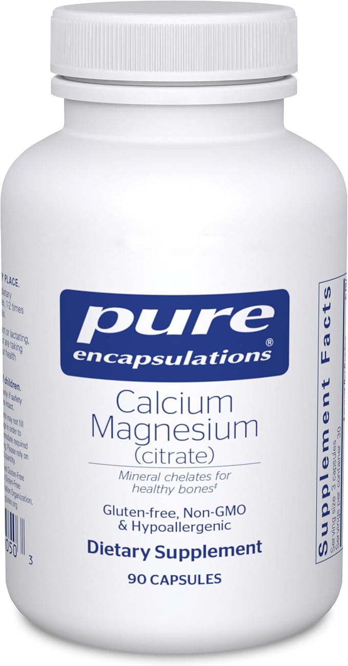 Pure Encapsulations Calcium Magnesium (Citrate) 240 g 240 g 90 Capsules