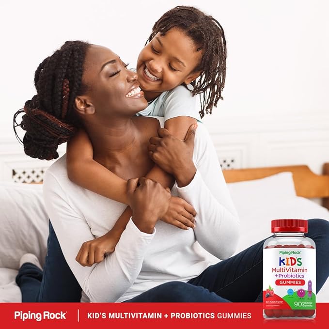 Piping Rock Kids Multivitamin and Probiotic 90 Gummies