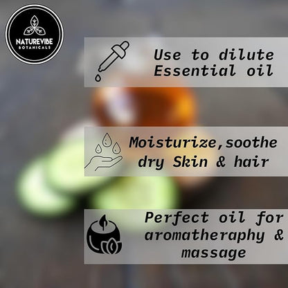 Naturevibe Botanicals Cucumber Seed Oil 32 Ounces 100% Pure