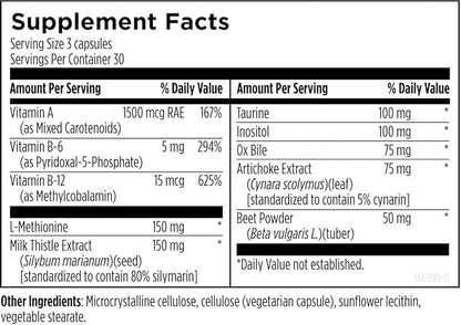 Designs for Health LV-GB Complex (90 Capsules)