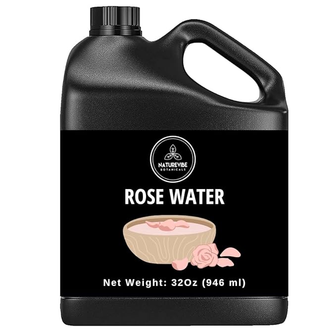 Naturevibe Botanicals Rose Water 32 Ounces 100% Pure