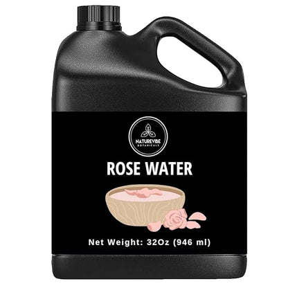 Naturevibe Botanicals Rose Water 32 Ounces 100% Pure